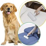 Hazneli Kedi Köpek Evcil Hayvan Kazak Kıyafet Elbise Halı Yatak Tüy Temizleyici Kıl Toz  Toplayıcı (3984)