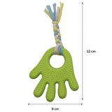 Handrope El Şekilli Plastik El Uzantılı Oyun Halatı 2 Kişilik Köpek Oyuncağı İnteraktif (3984)