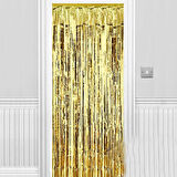 Işıltılı Duvar ve Kapı Perdesi Gold 90x200 cm (3984)