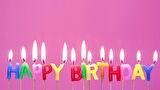 Rengarenk Happy Birthday Yazılabilen Doğum Günü Mumu (3984)