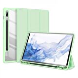 Polham Samsung Galaxy Tab S7 (T870-T875-T876B) Tablet Kılıfı,Kalem Yerli Standlı Manyetik Uyku Modlu