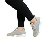 Jump 24937-24938 Gri Fuspetli Çok  Hafif Rahat Spor Ayakkabı