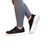 Jump 31178 Siyah-Beyaz Memory Sistem Hafif Rahat Spor Ayakkabı