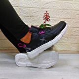 Kinetix Optımo Pu Siyah Fuspetli Comfort Atom Kadın Spor Ayakkabı