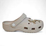 Fiyra 3009 Krem Crks Taşlı HAvuz Plaj Günlük Kadın Terlik