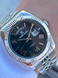 Daniel Klein Takvimli Kadran Rolex Kasa 30 Mt Suya Dayanıklı 2 Yıl Garantili Erkek Kol Saati FG.DK14026.1