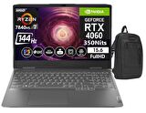 Lenovo LOQ 15APH8 AMD Ryzen™ 7 7840HS 32gb DDR5 Ram 1tb SSD 8GB RTX4060 115W 15,6 İnç 144Hz IPS FHD Windows11Pro Taşınabilir Bilgisayar LOQ82XT004CTX23+WeblegelsinÇanta