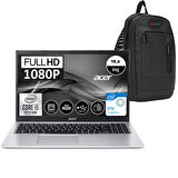Acer Aspire 3 A315-58 Intel Core i5-1135G7 8GB 512GB SSD Freedos 15,6" FHD Taşınabilir Bilgisayar CNXADDEY006 + Zetta Çanta