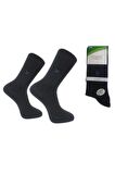 Erkek Bambu Desenli Mevsimlik Çorap Paket Içi 12 Adet