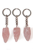 Pembe Kuvars Taşı Anahtarlık