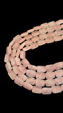 10x14 MM Pembe Kuvars Taşı Dizi