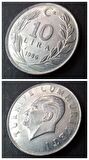1986 Alüminyum 10 lira ÇA+ eski madeni para - 39963662acbb46dd4d