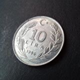 1986 Alüminyum 10 lira ÇA+ eski madeni para - 39963662acbb46dd4d
