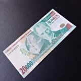 20 Milyon Türk Lirası 7.Emisyon ÇT/ÇÇT Eski Kağıt Para - 39963662ed6ea5f94e