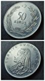 1973 Akmonital 50 Kuruş ÇÇT+/ÇA Eski Madeni Para - 3996366393768df94c