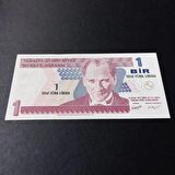 8.emisyon 1 yeni türk lirası ÇİL eski kağıt para - 399636647ee370d0c8