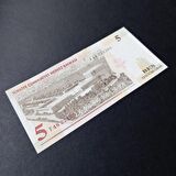 8. emisyon 5 yeni türk lirası ÇİL eski kağıt para - 399636647f239a0a41