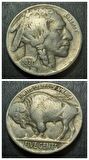 1930 Amerika 5 Cent Kızılderili-Bufalo ÇT/ÇÇT Eski Yabancı Madeni Para - 39963665798987f3ab