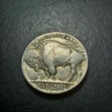 1930 Amerika 5 Cent Kızılderili-Bufalo ÇT/ÇÇT Eski Yabancı Madeni Para - 39963665798987f3ab