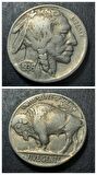 1936 Amerika 5 Cent Kızılderili-Bufalo ÇÇT+ Eski Yabancı Madeni Para - 399636657af06628e9