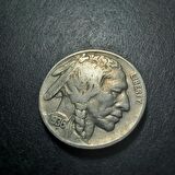 1936 Amerika 5 Cent Kızılderili-Bufalo ÇÇT+ Eski Yabancı Madeni Para - 399636657af06628e9