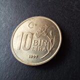 1997 10 bin lira CA/LEKELİ eski madeni para - 399636668ba0e7f8a0