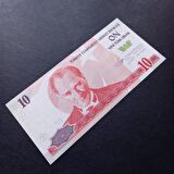 A47 serisi 8.Emisyon 10 Türk lirası ÇİL eski kağıt para - 399636684857be2850