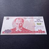 A47 serisi 8.Emisyon 10 Türk lirası ÇİL eski kağıt para - 399636684857be2850