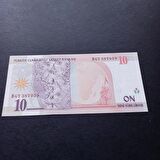 B67 8.Emisyon 10 Yeni türk lirası ytl ÇİL eski kağıt para - 399636686e44523eb1