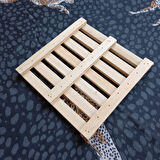 Escoines Koleksiyon 1Adet Gönderilecektir Sarıçam Ahşap Kare Nihale 18,5x18,5cm 399636694644bb3ce0