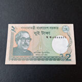 Escoines Koleksiyon 2022 Bangladeş 2 taka ÇİL eski yabancı kağıt para - 3996366954115276cd