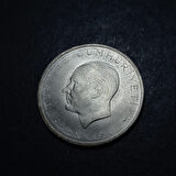 Escoines Koleksiyon 1960 Ihtilal 10 Lira Gümüş 15gr Hakimiyet Milletindir ÇİL eski madeni para M4581