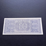 Escoines Koleksiyon 1944 Yunanistan 10 drahmi ÇİL eski yabancı kağıt para - 3996366bfaa4f66cd8
