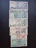 Escoines Koleksiyon ÇT eski kağıt para 6.emisyon 10/20/50100/500/1000 Türk lirası 3996366d0f9c42bb10