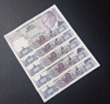 E25-042695/699 7.Emisyon 1.Tertip 1000Türk Lira E25 Serisi takipli beşli ÇİL eski para 671156e377a61
