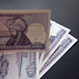 Escoines Koleksiyon 36714040652c96 7.Emisyon 1.Tertip 1000Türk Lira Seri takipli ÇİL eski kağıt para