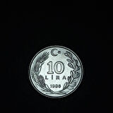 Escoines Koleksiyon 399636751c8c4bf5f3 1986 Alüminyum 10Lira ÇİL+ eski madeni para