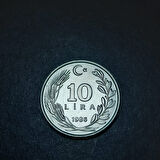 Escoines Koleksiyon 399636751c8c4bf5f3 1986 Alüminyum 10Lira ÇİL+ eski madeni para