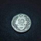 Escoines Koleksiyon 399636751cc927b753 1987 Alüminyum 10lira ÇİL+ eski madeni para