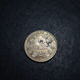 Escoines Koleksiyon 3996367671e711bf66 1918 Almanya ½Mark 2,78gram Gümüş CA eski yabancı madeni para