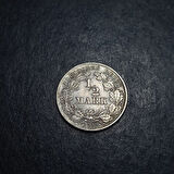 Escoines Koleksiyon 9963676721f0db0b5 1918 Almanya ½Mark 2,8gram Gümüş ÇÇT+ eski yabancı madeni para