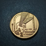 Escoines Koleksiyon 69f74fa2737 1980 Almanya Vohvinkel'deki Bit pazarı Hatıra Madalyon 12.3Gram 30mm