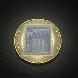 Escoines Koleksiyon 3676ac0bdbff1f 2.5 euro Alman Postası Hatıra Madalya 31.1Gram 39mm Nadir çıkar