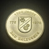 Escoines Koleksiyon 775/1975 Volkssolbad Bad Kösen 1200.Yılı Hatıra Madalya 35.6Gram 40mm