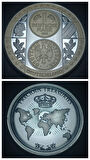 Escoines Koleksiyon 2001 Almanya Değerli Hazineler Hatıra Madalya Precıous treasurıes 28Gram / 40mm