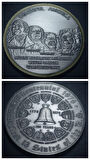 Escoines 1976 Amerikanın Bağımsızlık Bildirgesi 200.Yılı Rushmore Dağı Hatıra Madalya 48Gram 50mm