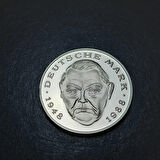 Escoines Koleksiyon 783ced6dbced 1997 Almanya 2Mark Prof Baskı Ludwig Erhard. 40.Yıldönümü eski para