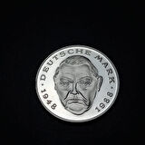 Escoines Koleksiyon 783ced6dbced 1997 Almanya 2Mark Prof Baskı Ludwig Erhard. 40.Yıldönümü eski para