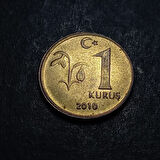 Escoines Koleksiyon 36792ec3e8d0c9 2010 Hatalı 1Kuruş Nadir çıkar Çift darp yıl ÇİL eski madeni para