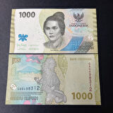 Escoines Koleksiyon 3996367df653cd4527 2022 Endonezya 1000 Rupiah ÇİL eski yabancı kağıt para